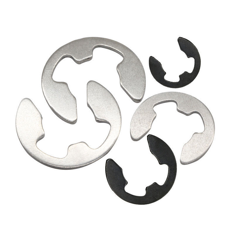 Stainless Steel M4 M5 M6 DIN6799 E Clip Retaining Ring Washer Metric Retaining Rings Washer For Shaft