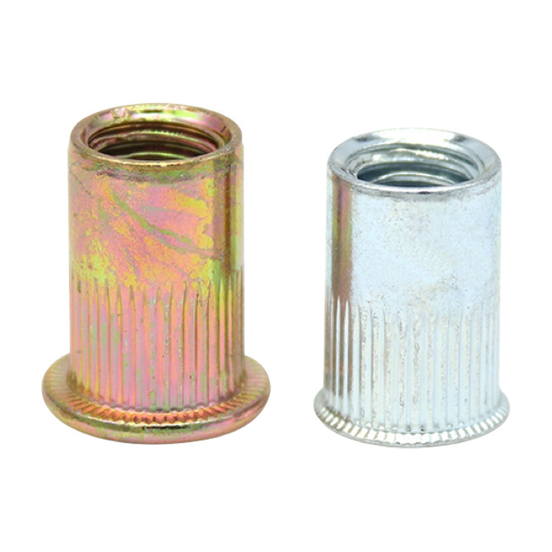 Custom Galvanized Blind Rivet Nut Flat Head Rivet Nuts hot sale m3 m4 m6 m8 m10 stainless blind rivet nut