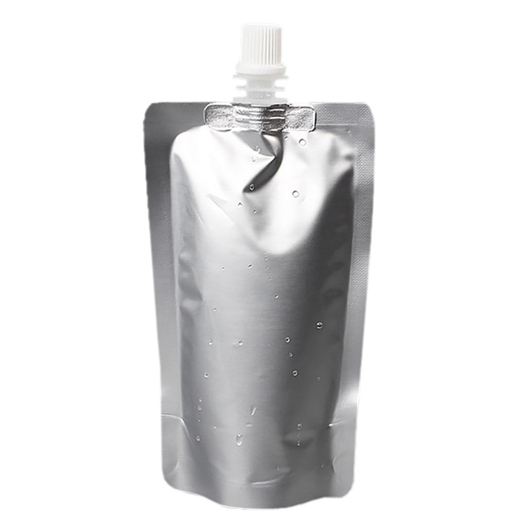 Aluminum Foil Liquid Frozen Custom Packaging Stand Up Drinking Spout Drink Bag Pouch