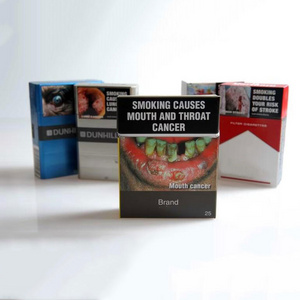 Pack Supplier Paper Standardized Plain Packet Smoking Tobacco Cigarette Packaging Box