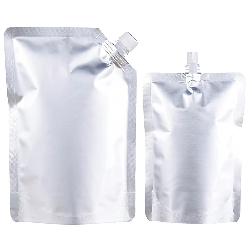 Aluminum Foil Liquid Frozen Custom Packaging Stand Up Drinking Spout Drink Bag Pouch