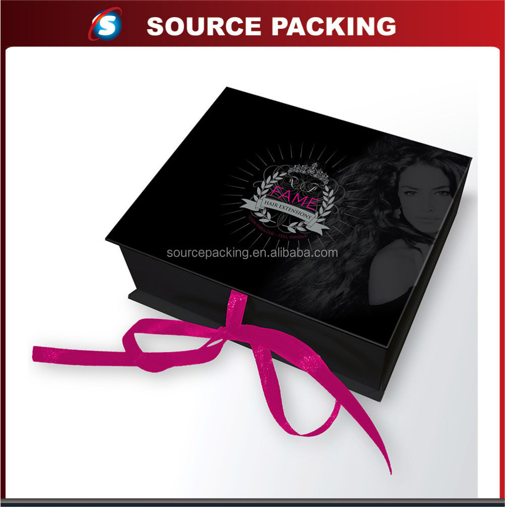 Custom Logo Printing Magnetic Close Paper Cardboard Gift Packaging Box with Custom Foam Insert