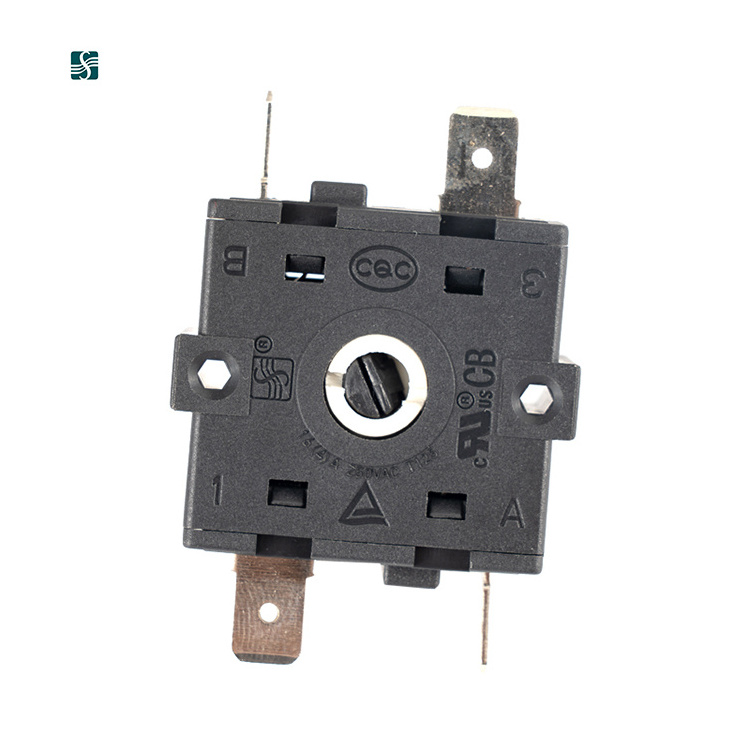 10000 CYCLES Conversion Rotary 5 Position Switch High Quality Black Oven Bread Maker Rotary Switch