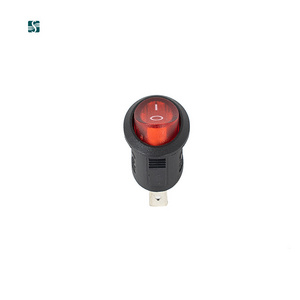 Customized Wholesale Durable Marine Rocker Switch Round Rocker Switch 3 Pins 2 Positions On Off Rocker Switch