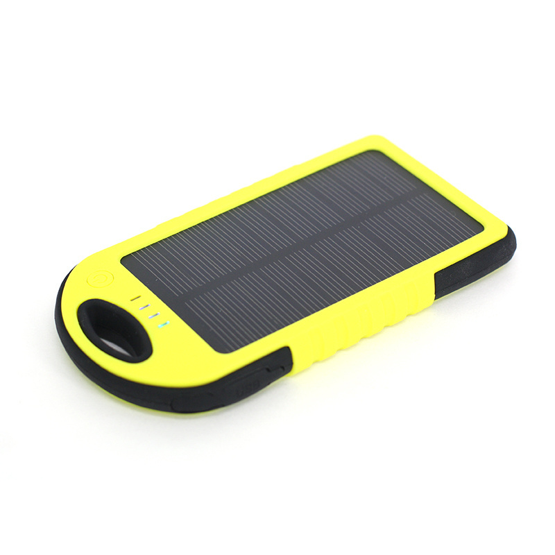 New Arrival Outdoor Waterproof Solar Powerbank Cell Phone Portable Solar Charger