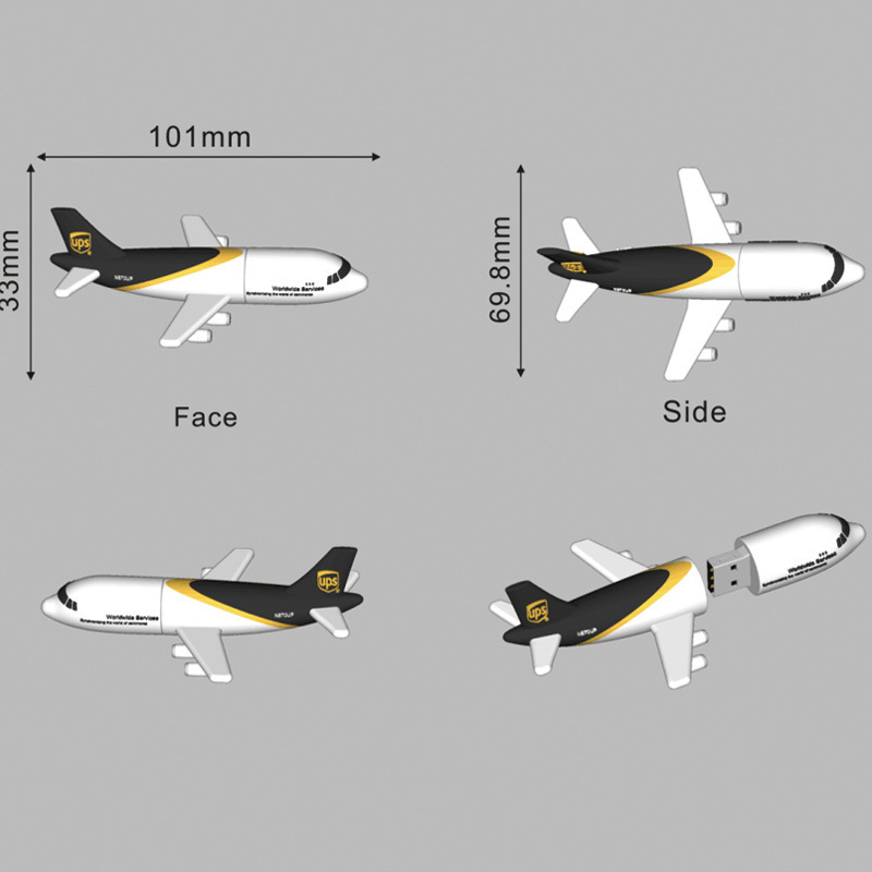 Wholesale custom logo tanker/plane/men usb memory stick truck pendrive car shaped usb flash drive for anniversary gift