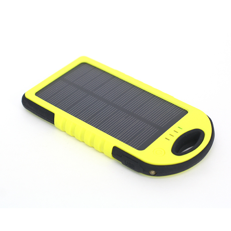 New Arrival Outdoor Waterproof Solar Powerbank Cell Phone Portable Solar Charger