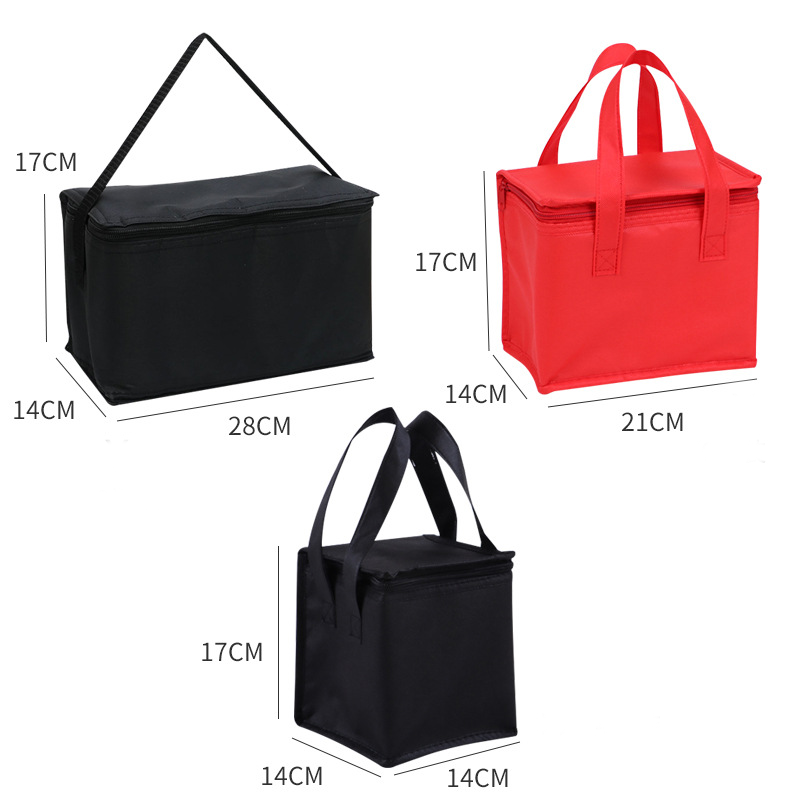 SW Customized Oxford Printed Thermal Picnic Nonwoven Waterproof Aluminum Foil Tote Shopping Portable Insulated  Ice Cooler