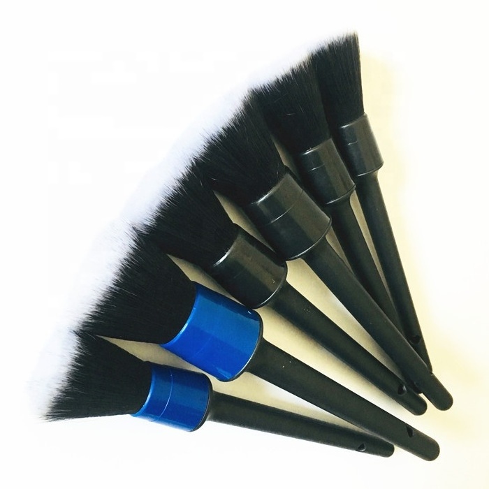 Customized Auto Clean Car Wash Rim Wheel Brush Car Detailing Brush for Interior Exteror Leather Trim