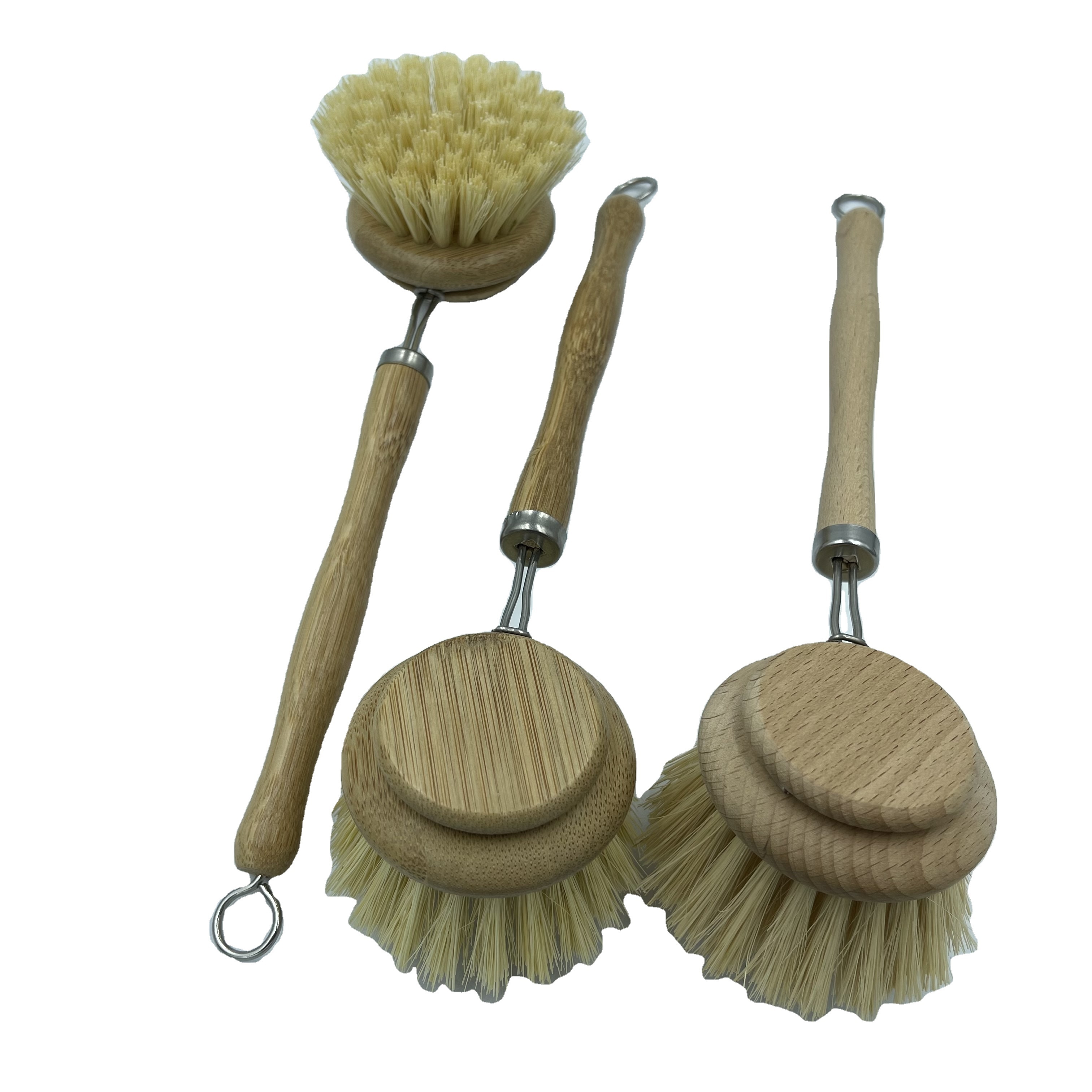 refill brush head kitchen cleaner natural tampico fibre beech wood dish brush palm bowl brushes