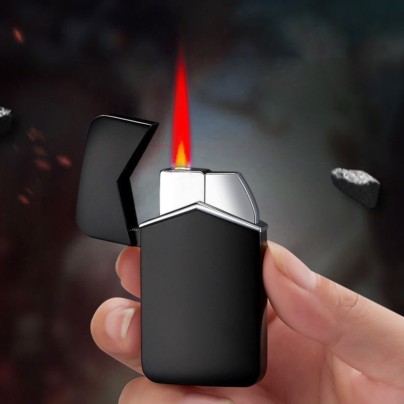 Lighters Wholesale WindProof Jet Flame Lighter Butane Torch custom Logo Printing pink flame lighter