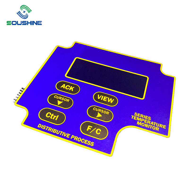 Custom Household Appliances PVC Membrane Control Panel Graphic Overlay