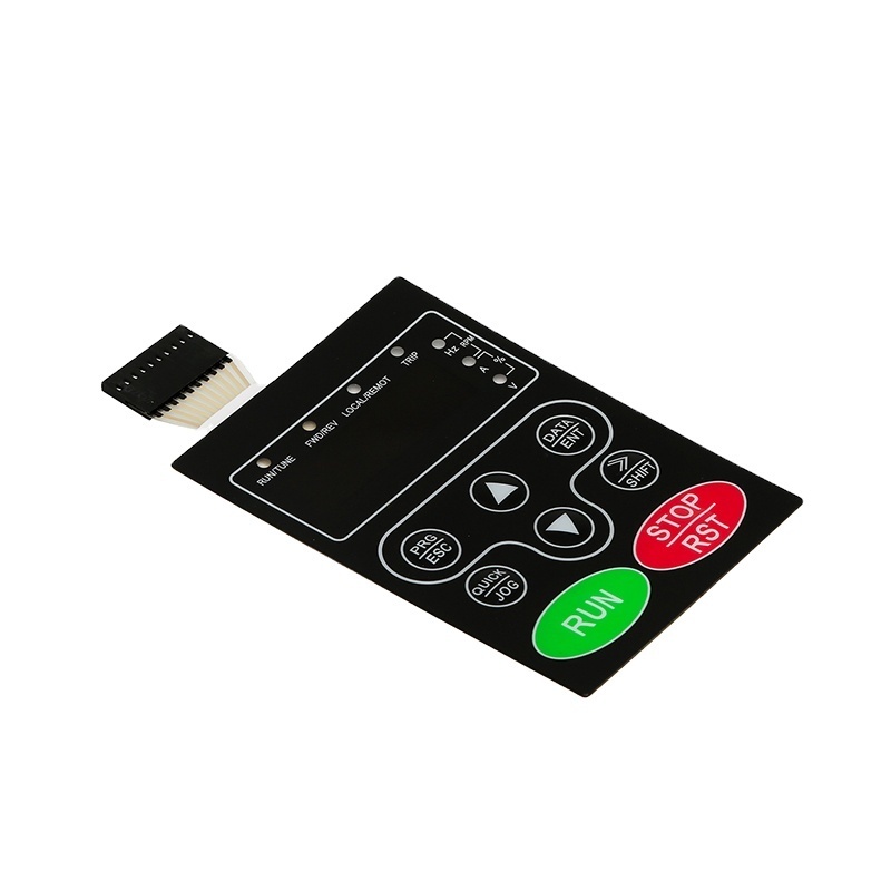 Custom Battenfeld logo capacitive touch membrane keypad switch b2 unilog membrane switch