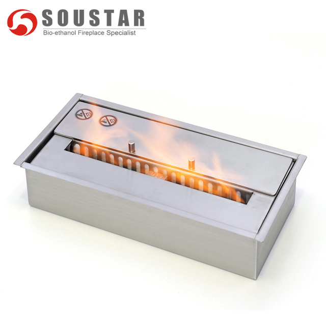 Made in china high quality wall mounted inserted ethanol fireplace