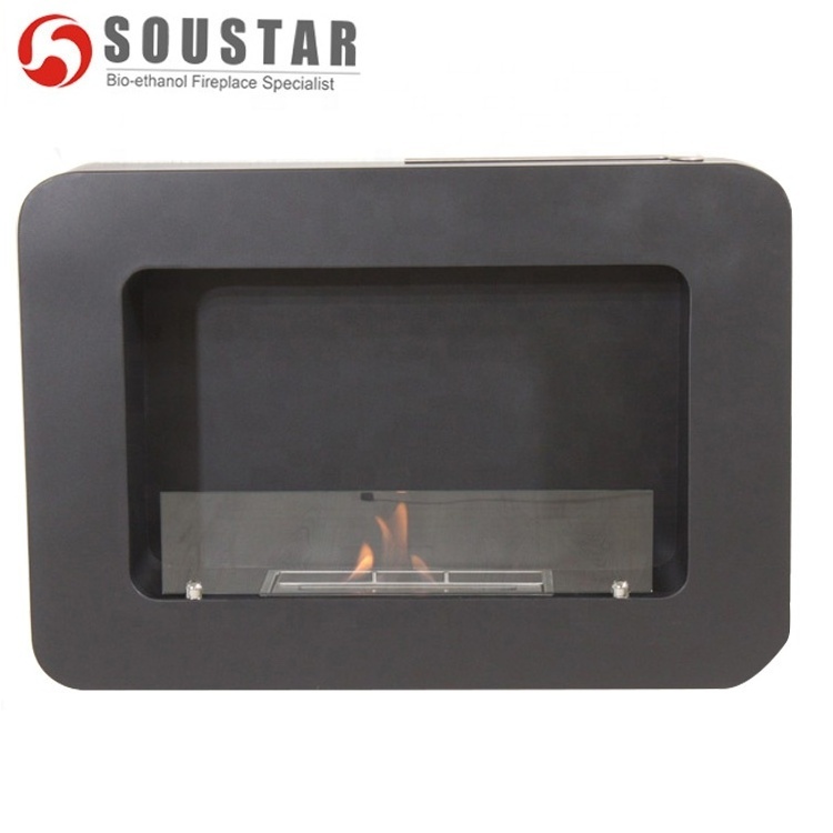 high quality indoor used insert wood burning stove wall hanghing fireplace