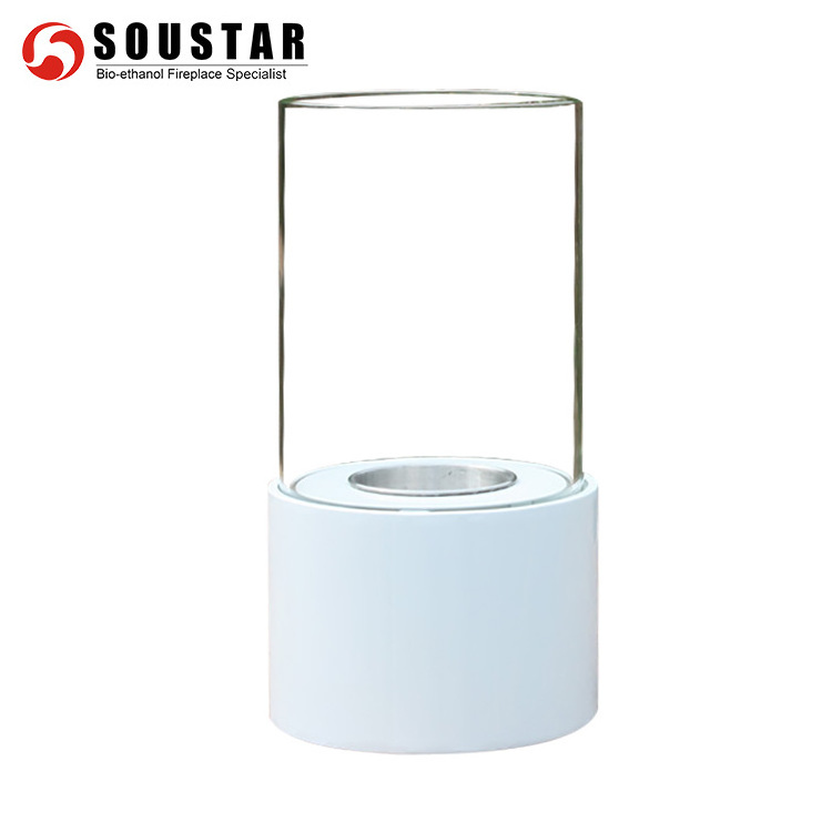 2016 made in china small table ethanol fireplace bio glass fireplace