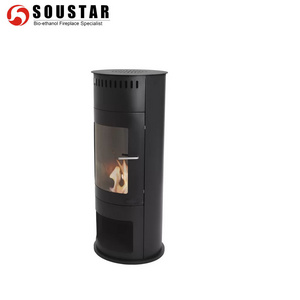 Designer Free Standing Bioethanol Stove Remote Control Indoor Fireplaces for Apartments bioethanol fireplace