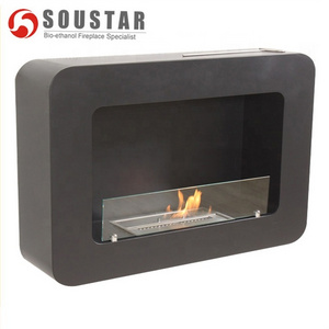 high quality indoor used insert wood burning stove wall hanghing fireplace