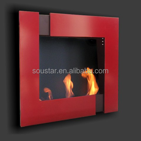 2016 made in china wall mounted inserted ethanol fireplace gel burner fireplace