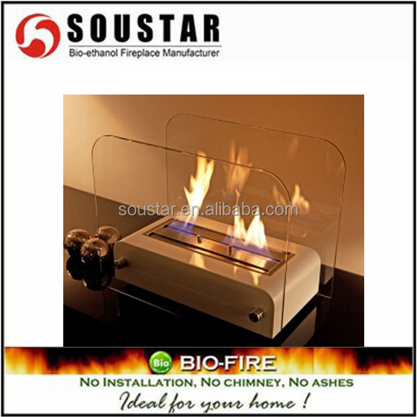 2016 cute indoor used portable mini bio ethanol fireplace