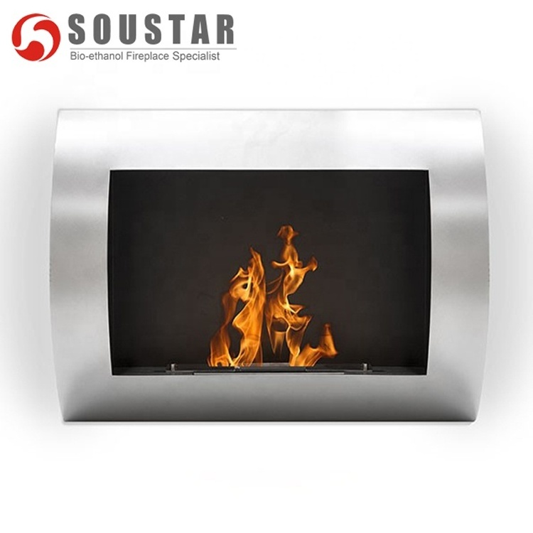 Chinese brand indoor wall mount bioethanol fireplace