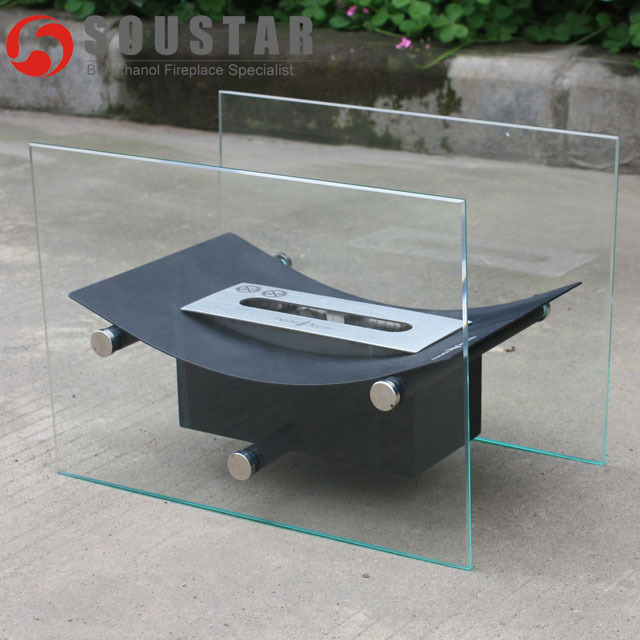 TF-21 Mini Bio Ethanol Fireplace Home Decor from China Steel Material for Indoor Use without Remote Control