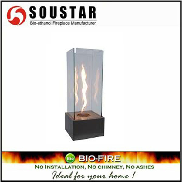 TF-4G Mini Stainless Steel Modern Style Ethanol Table Fireplace