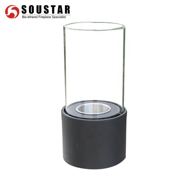 2016 made in china small table ethanol fireplace bio glass fireplace