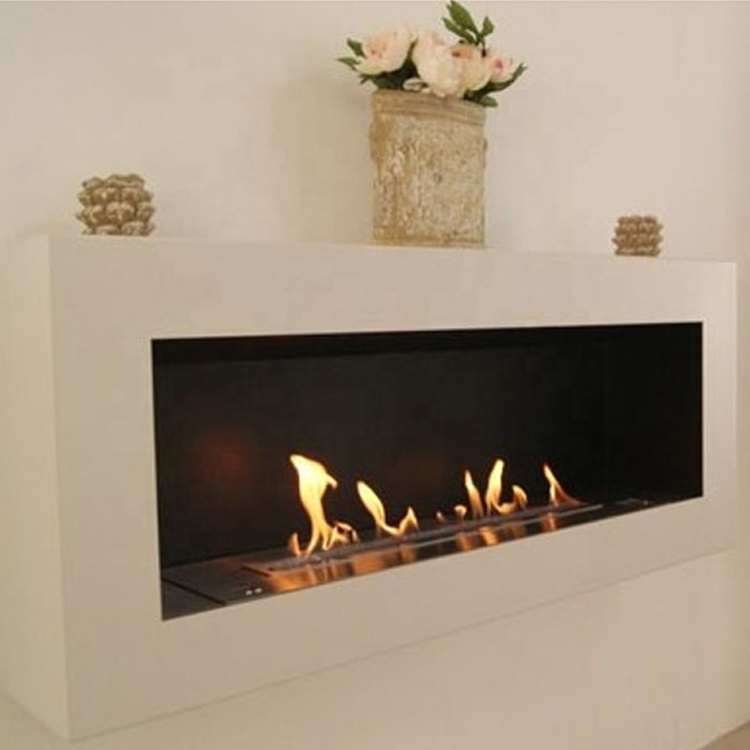 Good-looking 48 inch bioethanol insert burner fireplace