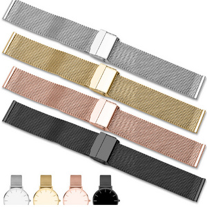 OEM Watchband 316L Stainless Steel Mesh Watch Band