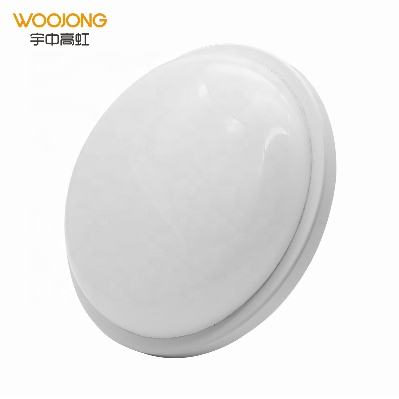 Woojong 2022 new design 15W Led Ceiling Light IP54 Moisture-proof Wall Lamp Round  Led Light for Bathroom