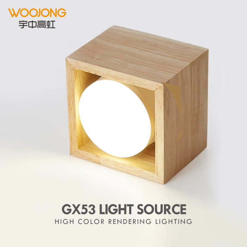 WOOJONG Durable Anti Glare GX53 Led Light Bulb For Indoor Decorative Lighting