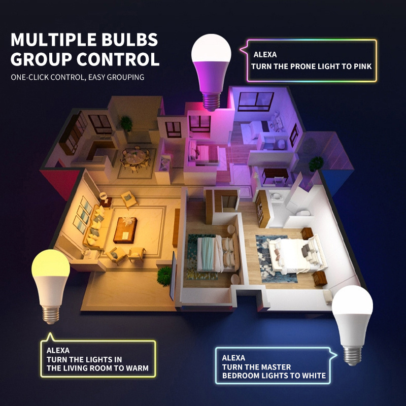 Woojong Smart Led Light Hot Products Led Bulb E27 E26 B22 10W Led Smart Bulb