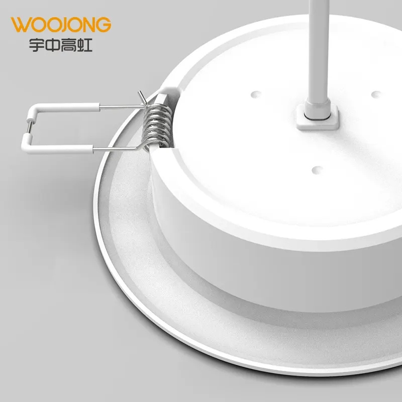 WOOJONG High Quality 6 Sets Slim Panel Downlight Recessed 3/4/5/6/7inch 6W-24W Down Light 720lm 230V LED Fixtures