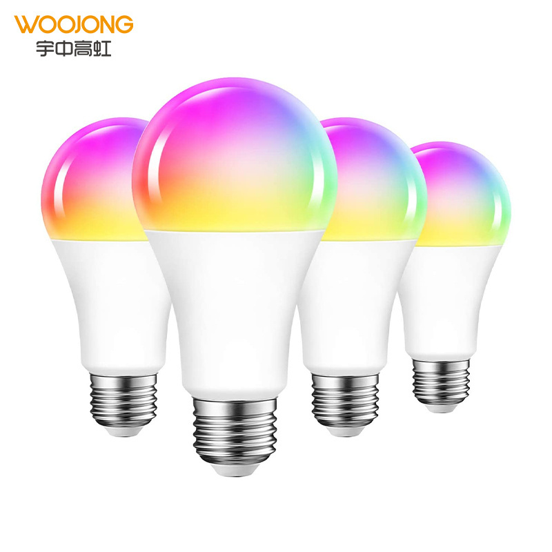 Woojong Wholesale Smart Light Bulbs, Full Color Changing Dimmable Smart WiF