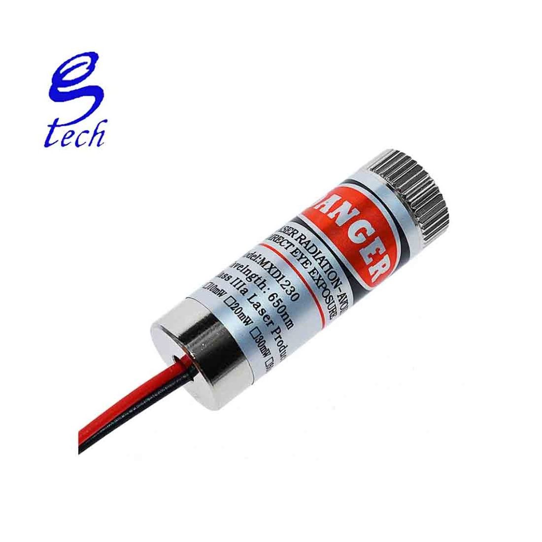 Hot Selling good price High Quality Red Line Laser Module 5mW 650nm Focus Adjustable Laser Head 5V Industrial Grade P0.05