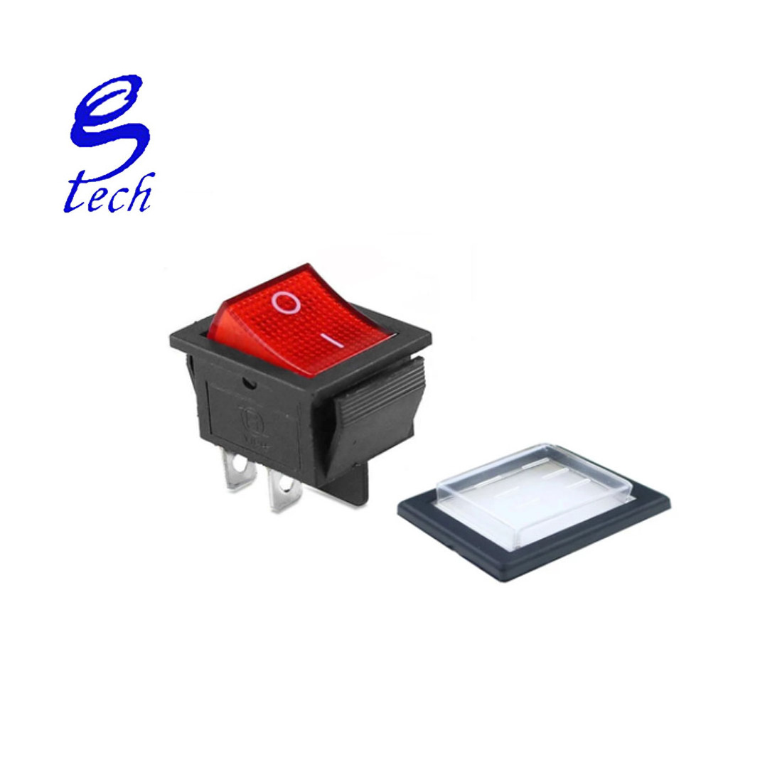 1E4 kcd4 Rocker Switch ON-OFF 2 Position 4 Pins /6 Pins Electrical equipment With Light Power Switch