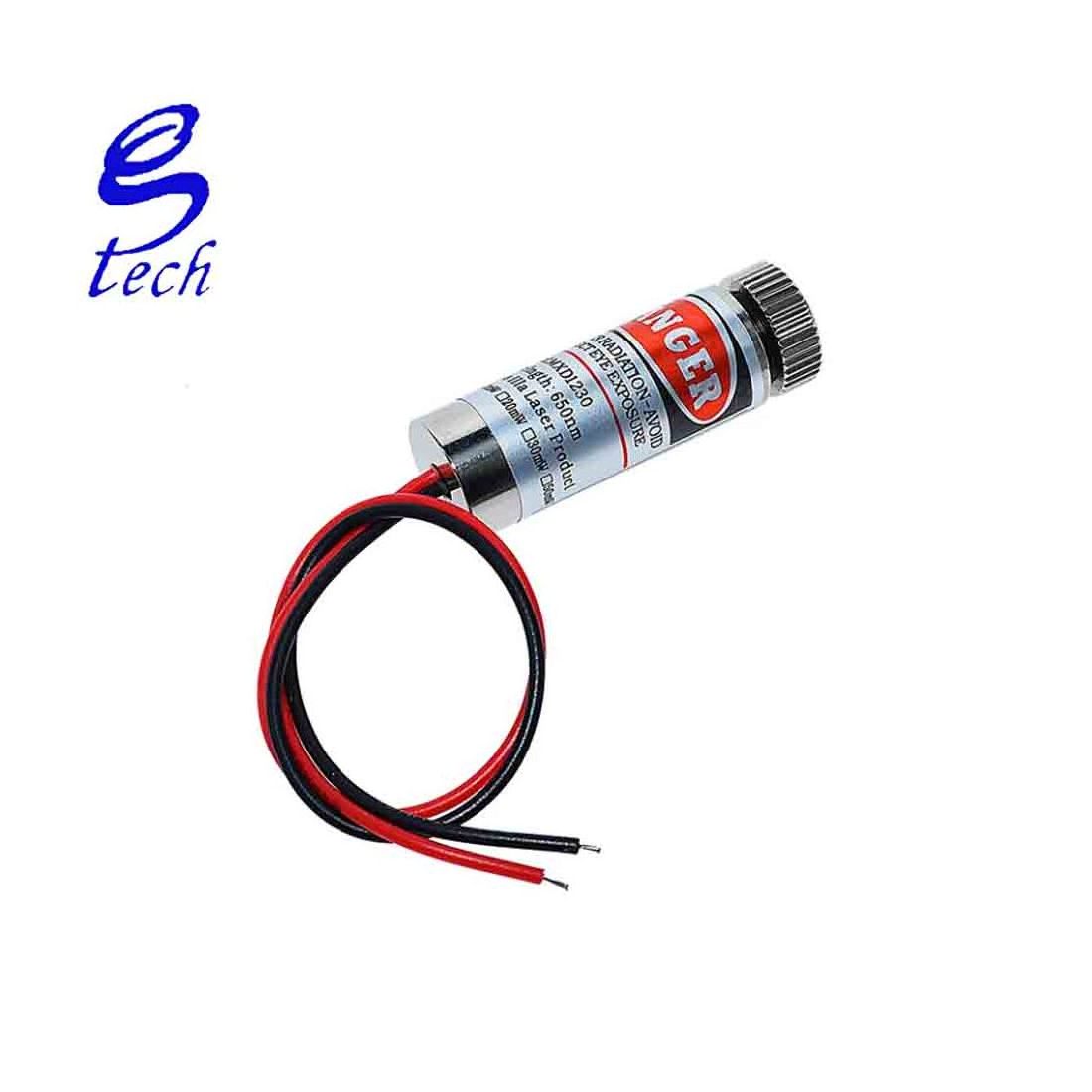 Hot Selling good price High Quality Red Line Laser Module 5mW 650nm Focus Adjustable Laser Head 5V Industrial Grade P0.05