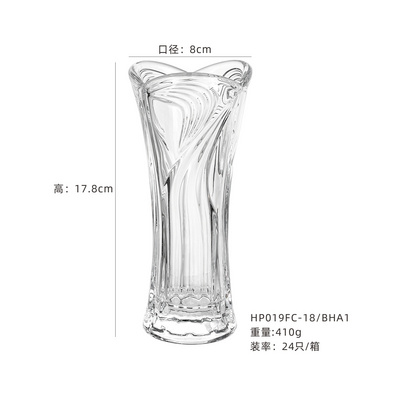 Cheapest Clear Glass Vase Tall Jar Glass For Wedding Home Decoration Custom Made Large Glass flower vase