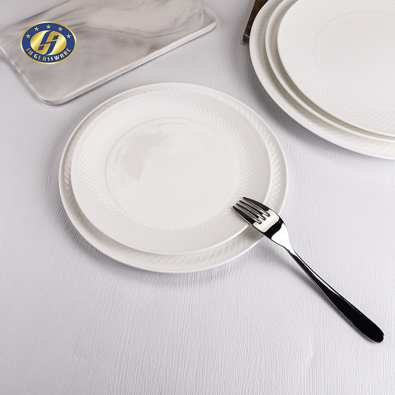 Wholesale Cheapest Home Restaurant 7/8/9/10/11/12/14 Inch Melamine Plate Kitchen Dishes Dinner Plates