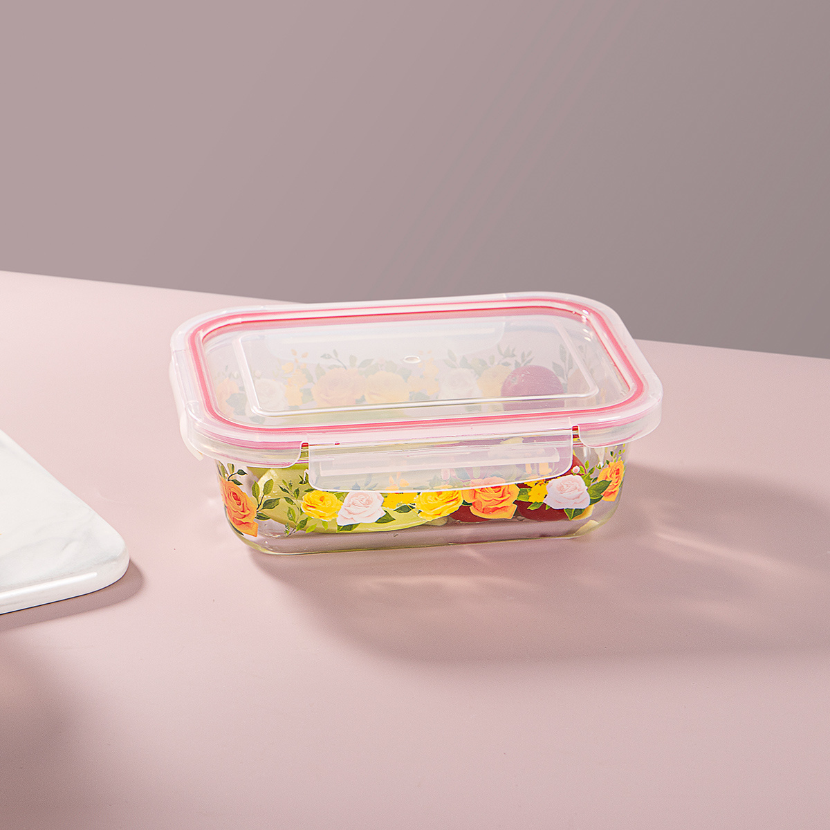 JINGHUANG Professional glass lock food container bento glass lunch box set for wholesales