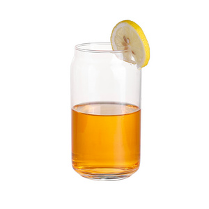 High borosilicate glass water cup artificial blown coke can beer juice cup soda cup pop can glass