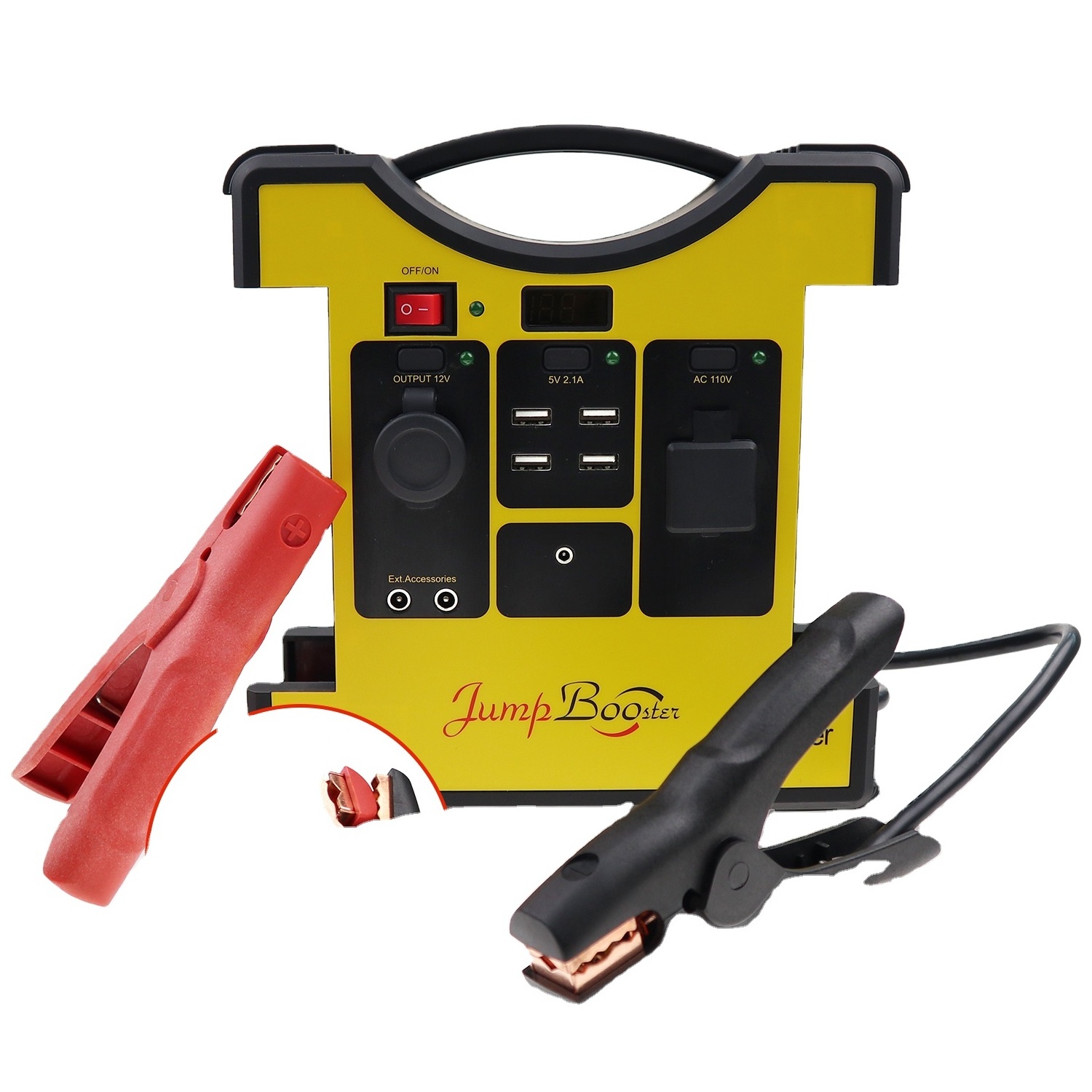 Car Jump Starter Portable 12v Lithium Battery Emergency Jump Starter For Up To 7.0l Gasoline Or 5.0l Diesel Engine