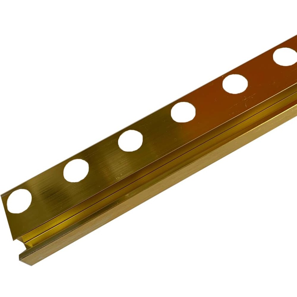 Aluminum flexible gold tile trim border floor edge protection profiles