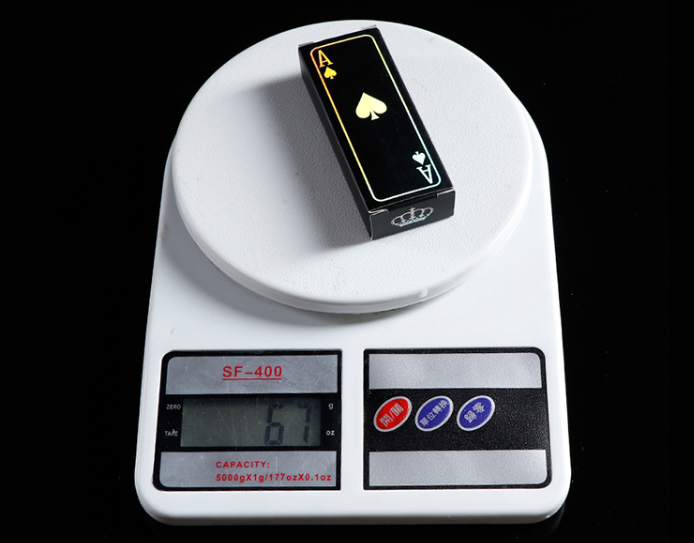 Promotion Waterproof Bridge Card Custom UV Printing Black PVC Waterproof Poker Playing Cards