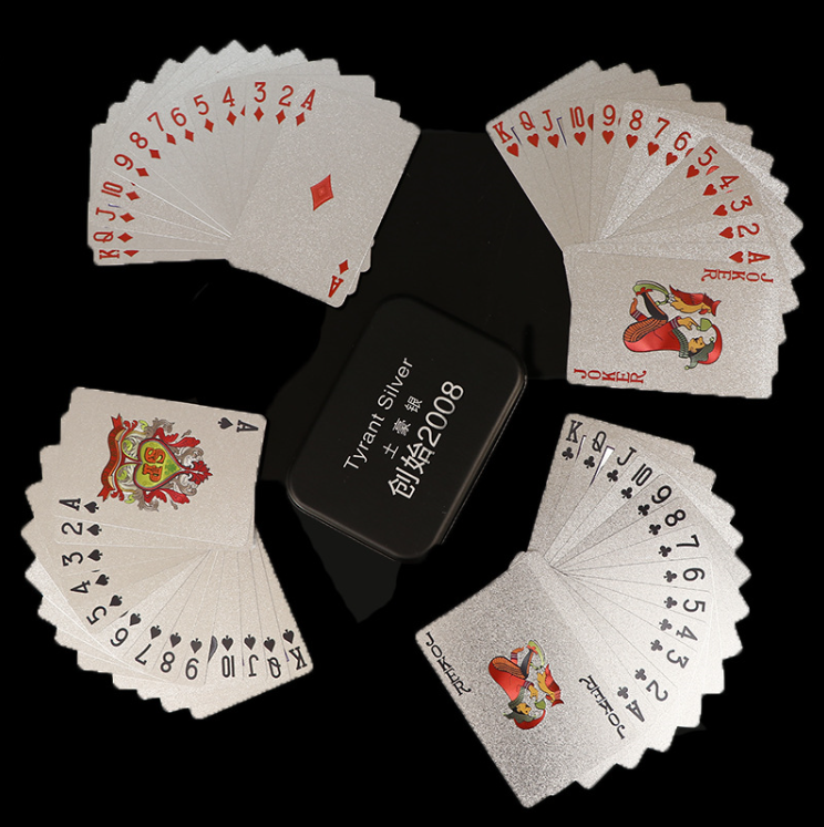 Custom Printed Hotel Souvenir Advertising PVC Poker Branded Logo Durable Playing Poker Cards