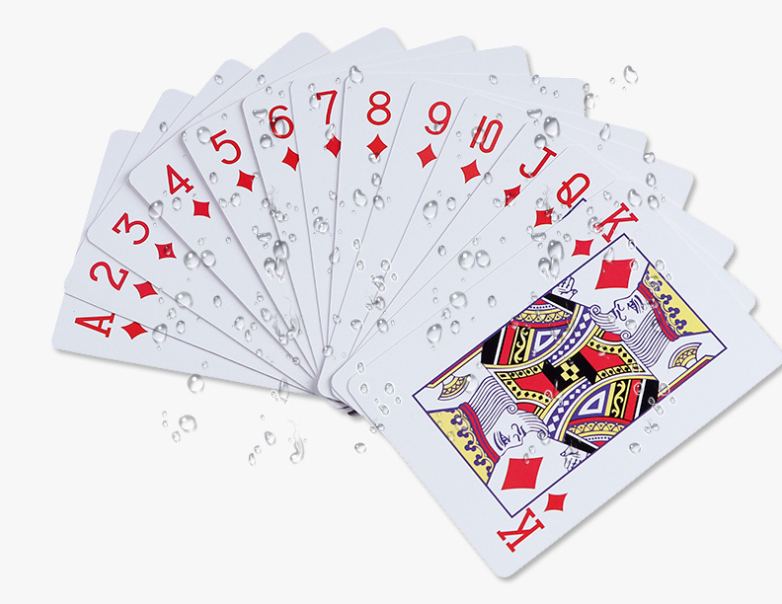 Custom Printed Hotel Souvenir Advertising PVC Poker Branded Logo Durable Playing Poker Cards