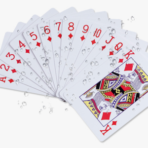 Custom Printed Hotel Souvenir Advertising PVC Poker Branded Logo Durable Playing Poker Cards