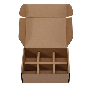 Factory Price Wholesale Kraft Shipping Boxes Packaging Custom Mailer Box With Corrugated Foam Insert Divider