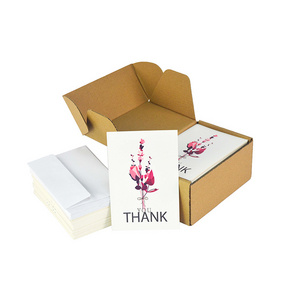 Modern Artist Blank Thank You Card Custom Printed 4x6 inch Business Note Cards